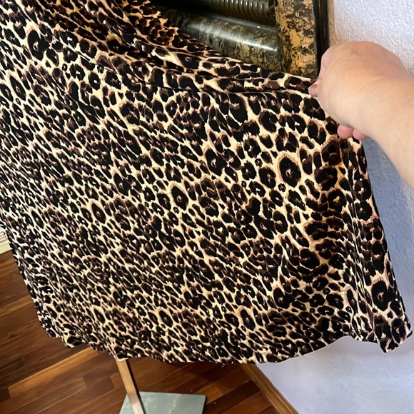 Ellos Dress Short Sleeved- NWOT animal print Sz 2X - Picture 5 of 11